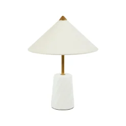 Clearance Lampe à poser MERINGA coloris blanc 37 x 38 cm - 4MURS Lampes À Poser