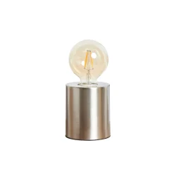 Hot Lampe à poser TOUCHY coloris argent 10,5 x 7,5 cm - 4MURS Lampes À Poser