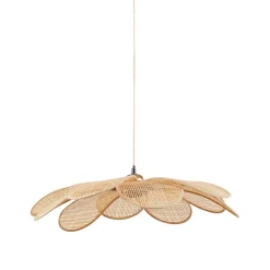 Outlet Suspension MARGAUX bambou 10 x 60 cm diamètre 60 cm - 4MURS Suspensions