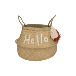 Hot Panier HELLO coloris beige - 4MURS Enfant Déco Enfant|Objets Déco