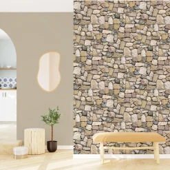 Online Papier peint ETERNAL STONE coloris gris béton - 4MURS Papiers Peints
