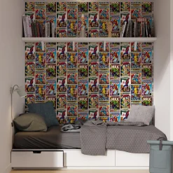 Discount Papier peint HEROS MARVEL coloris multicolore - 4MURS Enfant Papiers Peints Enfant|Papiers Peints