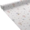 Clearance Papier peint intissé AIR BALLOON beige taupe, rose et bleu - 4MURS Enfant Papiers Peints Enfant|Papiers Peints