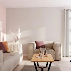 Outlet Papier peint intissé AKTEA coloris blanc - 4MURS Papiers Peints