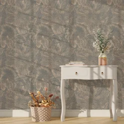 Sale Papier peint intissé ARTIFICIO coloris gris foncé et doré - 4MURS Papiers Peints