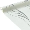 Fashion Papier peint intissé ARUM coloris blanc - 4MURS Papiers Peints