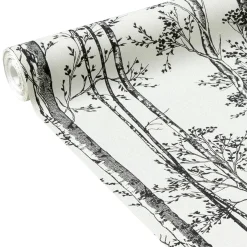 Online Papier peint intissé AURELE coloris blanc - 4MURS Papiers Peints
