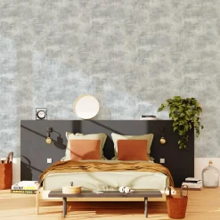 Outlet Papier peint intissé BARKLEY coloris gris béton - 4MURS Papiers Peints