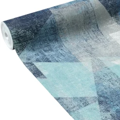 Online Papier peint intissé BENSON coloris bleu jeans - 4MURS Papiers Peints