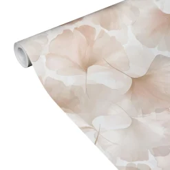 Clearance Papier peint intissé BILOBA coloris rose poudré - 4MURS Papiers Peints
