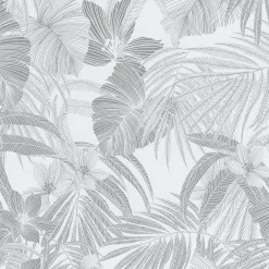 Outlet Papier peint intissé BLOSSOM coloris argent - 4MURS Papiers Peints