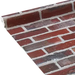 Best Papier peint intissé BRICKWALL coloris rouge brique - 4MURS Papiers Peints