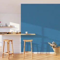 Hot Papier peint intissé CALICO coloris bleu nuit - 4MURS Papiers Peints