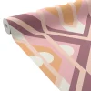 Fashion Papier peint intissé CATALINE coloris rose et orange - 4MURS Papiers Peints
