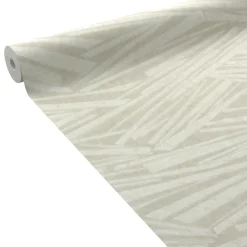 Fashion Papier peint intissé CLIFFORD coloris blanc crème - 4MURS Papiers Peints