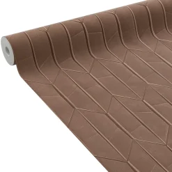 Fashion Papier peint intissé DARRON coloris chocolat - 4MURS Papiers Peints