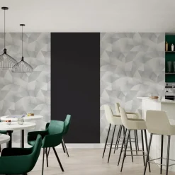 Outlet Papier peint intissé EKYNOX coloris blanc perlé - 4MURS Papiers Peints