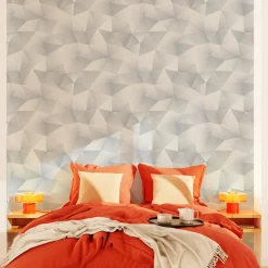 Outlet Papier peint intissé EKYNOX coloris blanc perlé - 4MURS Papiers Peints