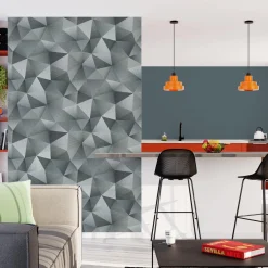 Outlet Papier peint intissé EKYNOX coloris argent - 4MURS Papiers Peints
