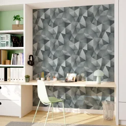 Outlet Papier peint intissé EKYNOX coloris argent - 4MURS Papiers Peints