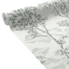 Clearance Papier peint intissé ERNEST coloris noir et blanc - 4MURS Papiers Peints