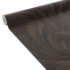 Online Papier peint intissé FEATHERS coloris noir et or - 4MURS Papiers Peints