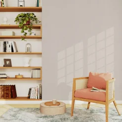 Outlet Papier peint intissé FLORENTINE coloris vieux rose - 4MURS Papiers Peints