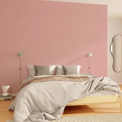 Hot Papier peint intissé FLORENTINE coloris rose poudré - 4MURS Papiers Peints