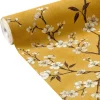 Online Papier peint intissé FLORENTINE BLOSSOM coloris safran - 4MURS Papiers Peints