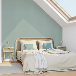Hot Papier peint intissé FLORENTINE coloris vert céladon - 4MURS Papiers Peints