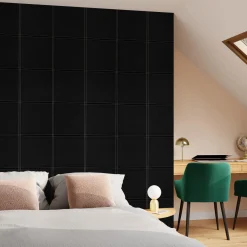 Hot Papier peint intissé HAROLD coloris noir - 4MURS Papiers Peints