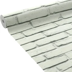 Outlet Papier peint intissé JEFFERSON coloris blanc - 4MURS Papiers Peints