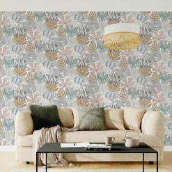 Sale Papier peint intissé JONNA coloris multicolore - 4MURS Papiers Peints