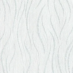 Sale Papier peint intissé JULIANA coloris blanc - 4MURS Papiers Peints