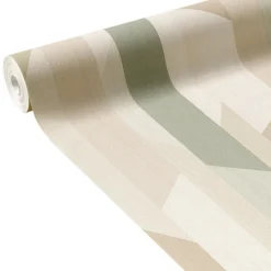 Online Papier peint intissé KAWANA coloris vert de gris - 4MURS Papiers Peints