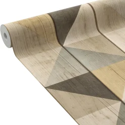 Fashion Papier peint intissé LENNY coloris bois - 4MURS Papiers Peints