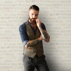 Discount Papier peint intissé LOFT LIVING X NEW WALLS blanc perlé - 4MURS Papiers Peints