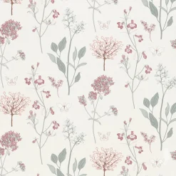 Hot Papier peint intissé LOUISE coloris vert de gris - 4MURS Papiers Peints