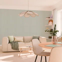 Hot Papier peint intissé MALYA coloris bleu givré - 4MURS Papiers Peints