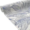 Hot Papier peint intissé MANAHIVA coloris bleu électrique - 4MURS Papiers Peints