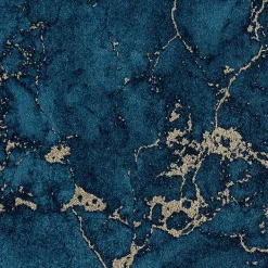 Online Papier peint intissé MARBRE IMPERIAL coloris bleu marine - 4MURS Papiers Peints