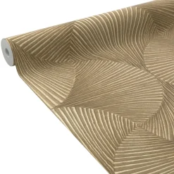 Clearance Papier peint intissé MELCHIOR coloris doré - 4MURS Papiers Peints