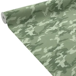 Outlet Papier peint intissé MILITARY coloris vert camouflage - 4MURS Papiers Peints