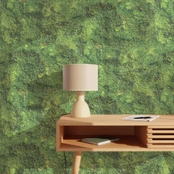 Clearance Papier peint intissé MOSS coloris vert mousse - 4MURS Papiers Peints