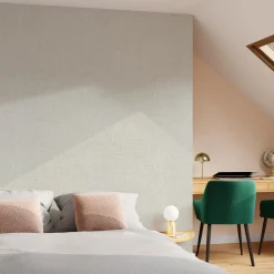 Outlet Papier peint intissé NAJA coloris blanc crème - 4MURS Papiers Peints