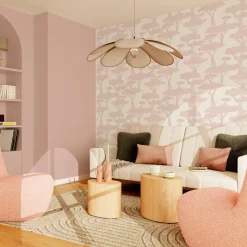 Sale Papier peint intissé NEBIAS coloris cuivre - 4MURS Papiers Peints
