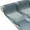 Discount Papier peint intissé NESS coloris bleu grisé - 4MURS Papiers Peints