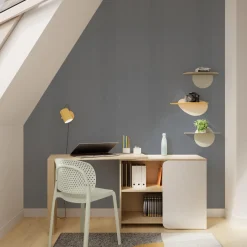 Hot Papier peint intissé NEW INFINITY coloris gris souris - 4MURS Papiers Peints