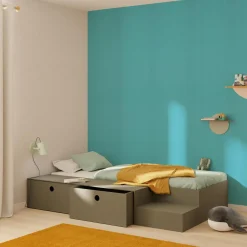Sale Papier peint intissé NEW INFINITY coloris bleu turquoise - 4MURS Papiers Peints