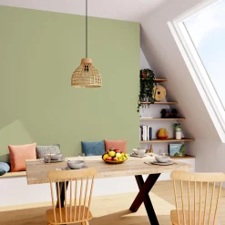 New Papier peint intissé NUNCA coloris vert amande - 4MURS Papiers Peints